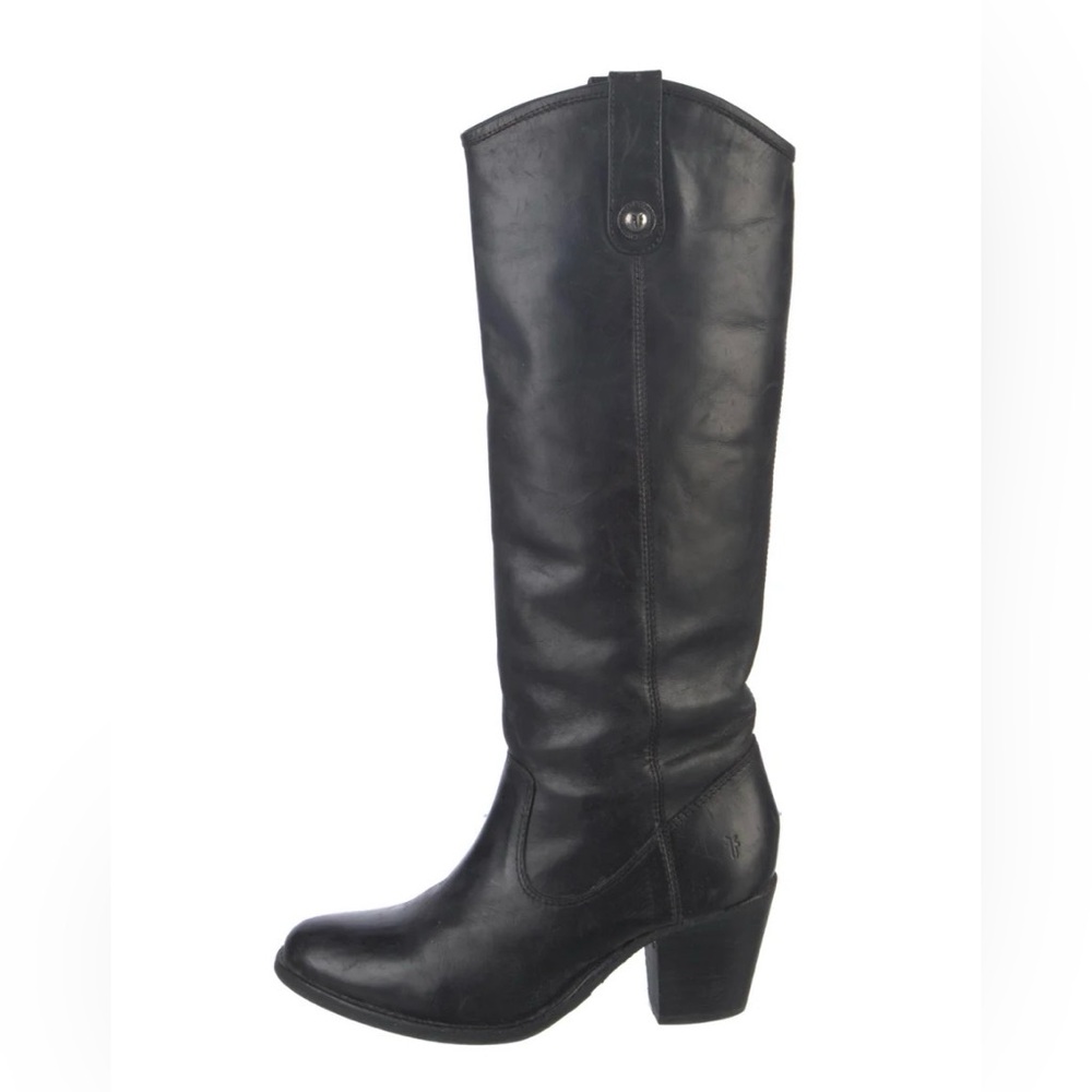Women's Frye Jackie Black Leather Boots